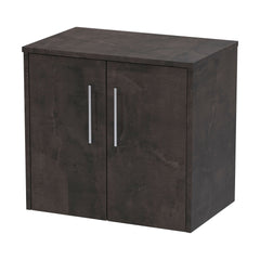 [BFPF2623W] Winshill Contemporary 2 Door Wall Hung Vanity Unit with Worktop - Choice of Colour - Cutout