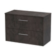 [BFPF2626W] Winshill Contemporary 2 Drawer Wall Hung Vanity Unit with Worktop, 800mm - Cutout