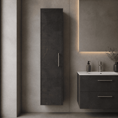 [BFPF2661] Winshill Wall Hung 1 Door Tall Cabinet, 350mm, Choice of Colour