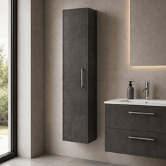 [BFPF2661] Winshill Wall Hung 1 Door Tall Cabinet, 350mm, Choice of Colour