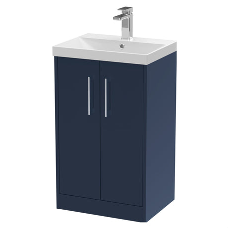 [BFPF2901D] Winshill Contemporary 2 Door Floor Standing Vanity Unit with Thin Edge Basin - Choice of Size and Colour - Cutout
