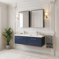 [BFPF2922C] Winshill Contemporary 2 Drawer 1200mm Wall Hung Vanity Unit with Thin Edge Basin - Choice of Colour