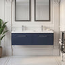 [BFPF2922C] Winshill Contemporary 2 Drawer 1200mm Wall Hung Vanity Unit with Thin Edge Basin - Choice of Colour - Silo