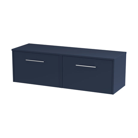 [BFPF2922W2] Winshill Contemporary 2 Drawer 1200mm Wall Hung Vanity Unit with Worktop - Choice of Colour - Cutout