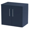 [BFPF2923W] Winshill Contemporary 2 Door Wall Hung Vanity Unit with Worktop - Choice of Colour - Cutout