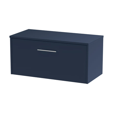 [BFPF2925W] Winshill Contemporary 1 Drawer Wall Hung Vanity Unit with Worktop - Choice of Size and Colour - Cutout