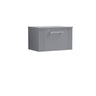 [BFPF294W] Belvide Retro Partial Fluted 1 Drawer Wall Hung Vanity Unit with Colour Coordinating Worktop, Choice of Size and Colour - Cutout