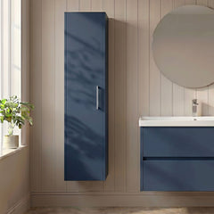 [BFPF2961] Winshill Wall Hung 1 Door Tall Cabinet, 350mm, Choice of Colour - Silo