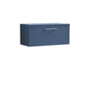 [BFPF396W] Belvide Retro Partial Fluted 1 Drawer Wall Hung Vanity Unit with Colour Coordinating Worktop, Choice of Size and Colour - Cutout