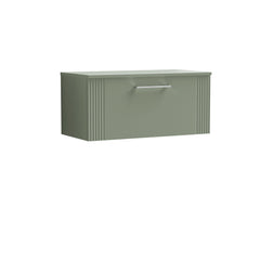 [BFPF896W] Belvide Retro Partial Fluted 1 Drawer Wall Hung Vanity Unit with Colour Coordinating Worktop, Choice of Size and Colour - Cutout