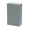 [BFPW2341] Floor Standing WC Toilet Unit (Pan & Cistern Not Included), 500mm - Matt Coastal Grey - Cutout