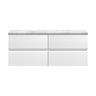 [BFRA104LBG2] Mavesyn Contemporary 4 Drawer Wall Hung Vanity Unit with Laminate Worktop - Choice of Colour - Cutout