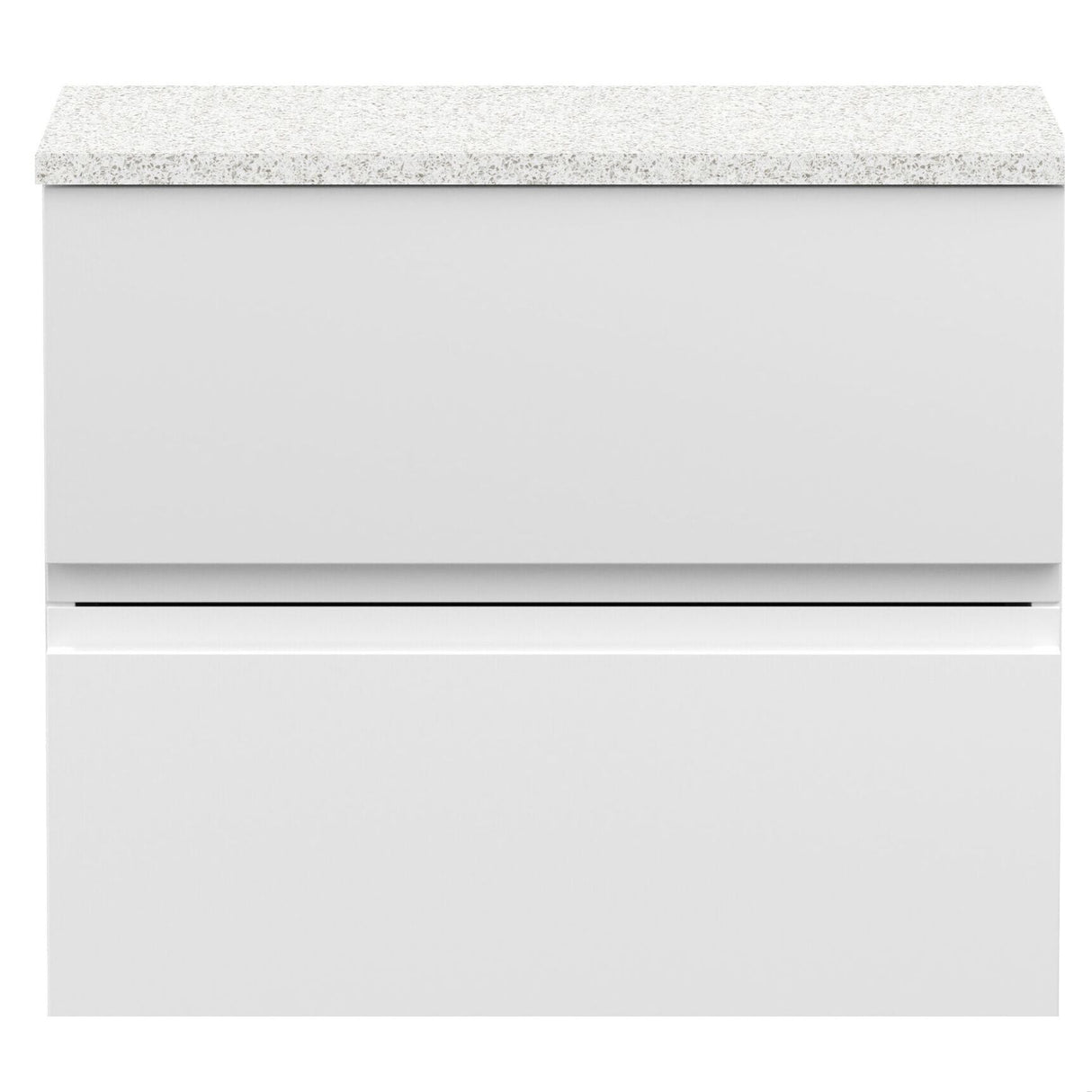 [BFRA104LCM] Mavesyn Contemporary 2 Drawer Wall Hung Vanity Unit with Laminate Worktop - Choice of Size and Colour - Cutout