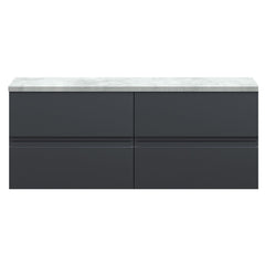 [BFRA1404LBG2] Mavesyn Contemporary 4 Drawer Wall Hung Vanity Unit with Laminate Worktop - Choice of Colour - Cutout