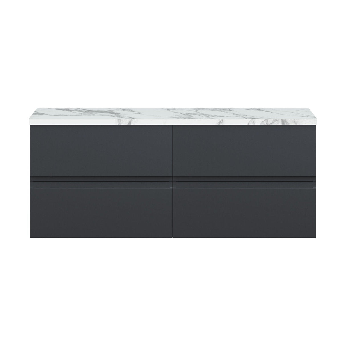 [BFRA1404LCM2] Mavesyn Contemporary 4 Drawer Wall Hung Vanity Unit with Laminate Worktop - Choice of Colour - Cutout