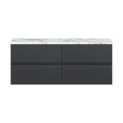[BFRA1404LCM2] Mavesyn Contemporary 4 Drawer Wall Hung Vanity Unit with Laminate Worktop - Choice of Colour - Cutout
