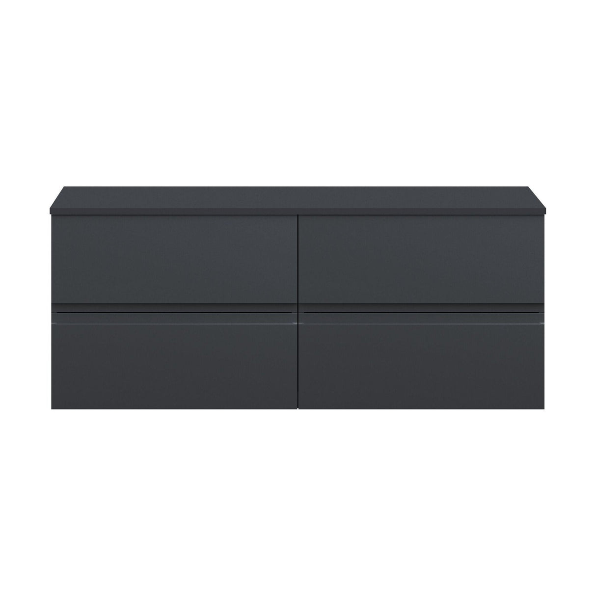 [BFRA1404W2] Mavesyn Contemporary 4 Drawer Wall Hung Vanity Unit with Worktop - Choice of Colour - Cutout