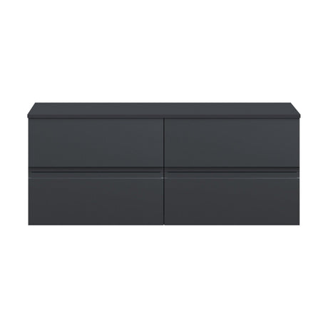 [BFRA1404W2] Mavesyn Contemporary 4 Drawer Wall Hung Vanity Unit with Worktop - Choice of Colour - Cutout