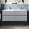 [BFRA204C] Mavesyn Contemporary 4 Drawer Wall Hung Vanity Unit with Basin - Choice of Colour - Silo
