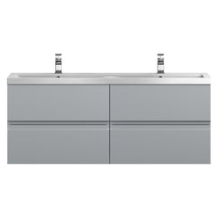 [BFRA204F] Mavesyn Contemporary 4 Drawer Wall Hung Vanity Unit with Basin - Choice of Colour - Cutout