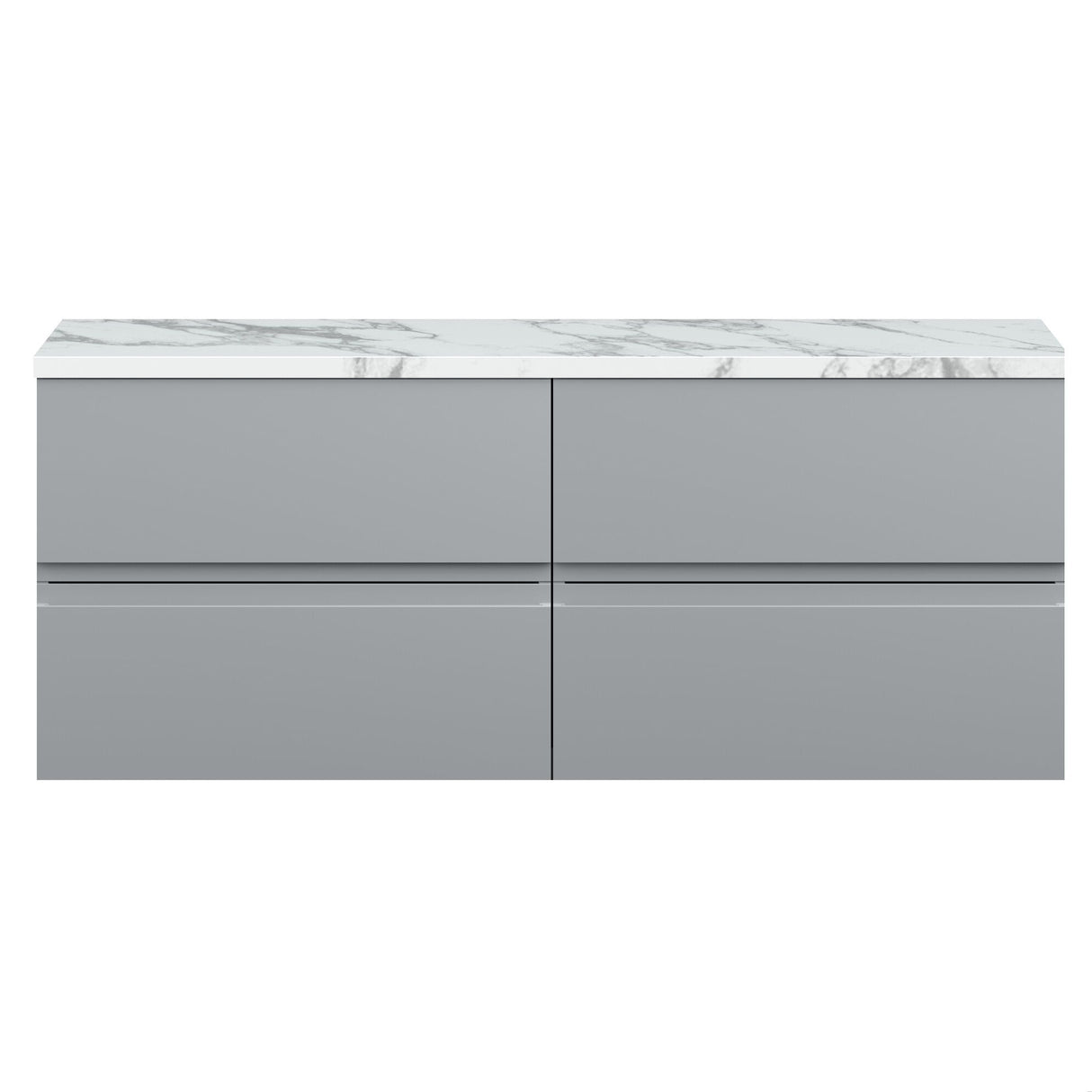 [BFRA204LCM2] Mavesyn Contemporary 4 Drawer Wall Hung Vanity Unit with Laminate Worktop - Choice of Colour - Cutout