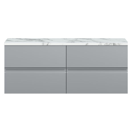 [BFRA204LCM2] Mavesyn Contemporary 4 Drawer Wall Hung Vanity Unit with Laminate Worktop - Choice of Colour - Cutout