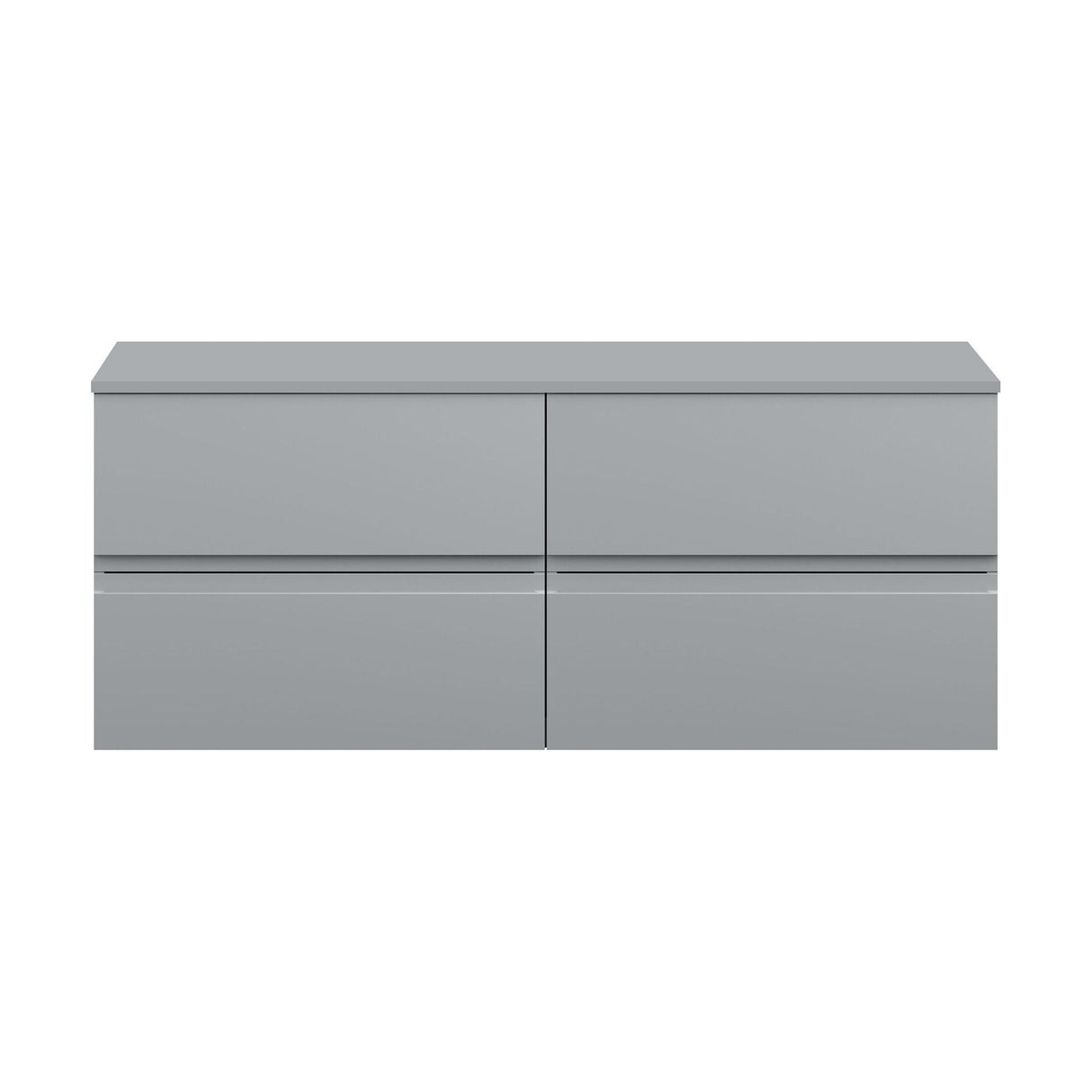 [BFRA204W2] Mavesyn Contemporary 4 Drawer Wall Hung Vanity Unit with Worktop - Choice of Colour - Cutout
