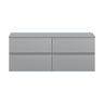 [BFRA204W2] Mavesyn Contemporary 4 Drawer Wall Hung Vanity Unit with Worktop - Choice of Colour - Cutout