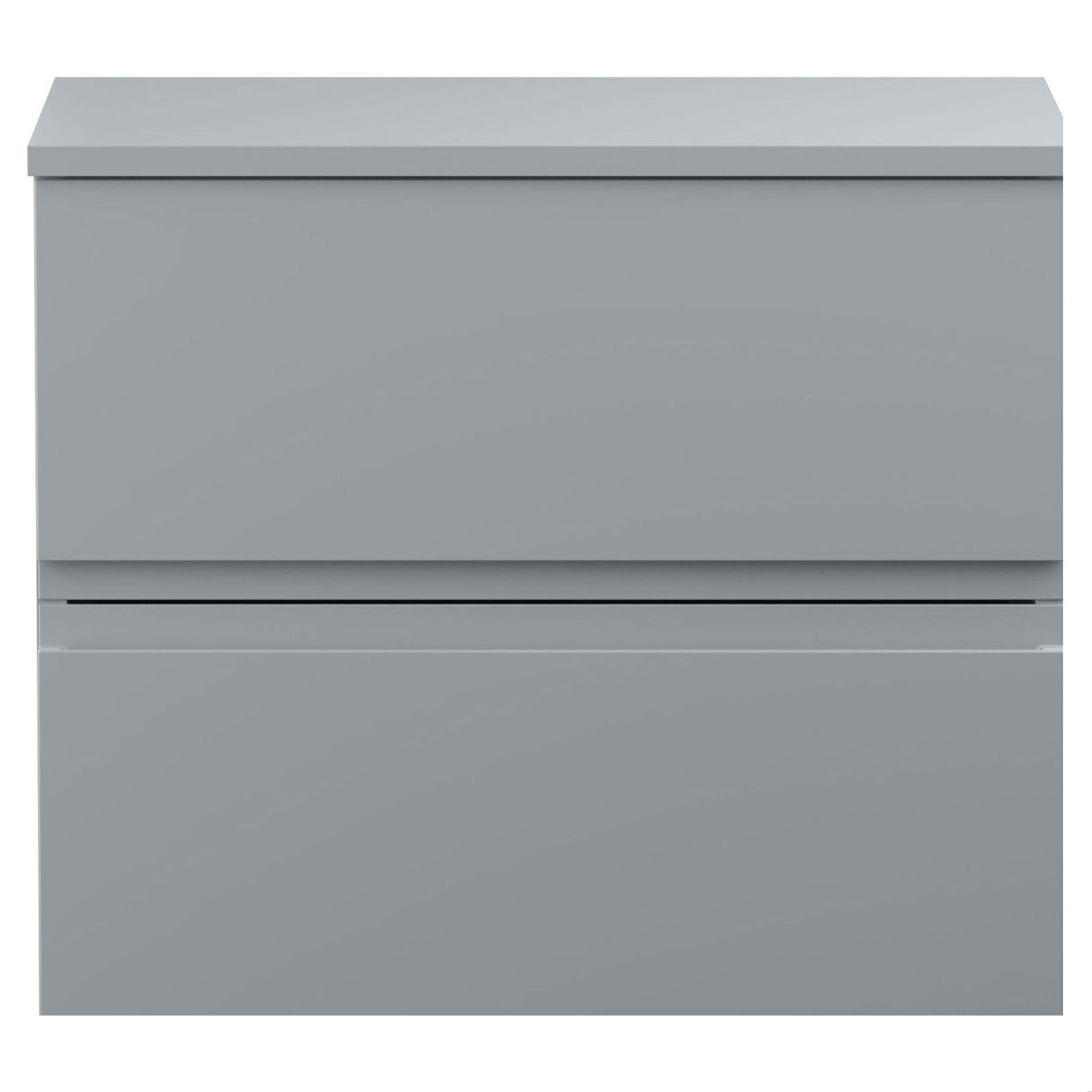 [BFRA204W] Mavesyn Contemporary 2 Drawer Wall Hung Vanity Unit with Worktop - Choice of Size and Colour - Cutout