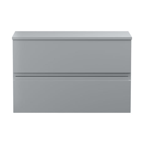 [BFRA206W] Mavesyn Contemporary 2 Drawer Wall Hung Vanity Unit with Worktop - Choice of Size and Colour - Cutout