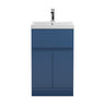 [BFRA301D] Mavesyn Contemporary 2 Door 1 Drawer Floor Standing Vanity Unit with Thin Edge Basin - Choice of Size and Colour - Cutout