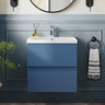 [BFRA302D] Mavesyn Contemporary 2 Drawer Wall Hung Vanity Unit with Thin Edge Basin - Choice of Size and Colour - Silo