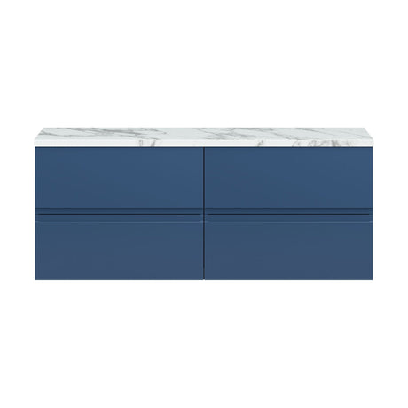 [BFRA304LCM2] Mavesyn Contemporary 4 Drawer Wall Hung Vanity Unit with Laminate Worktop - Choice of Colour - Cutout