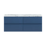 [BFRA304LCM2] Mavesyn Contemporary 4 Drawer Wall Hung Vanity Unit with Laminate Worktop - Choice of Colour - Cutout
