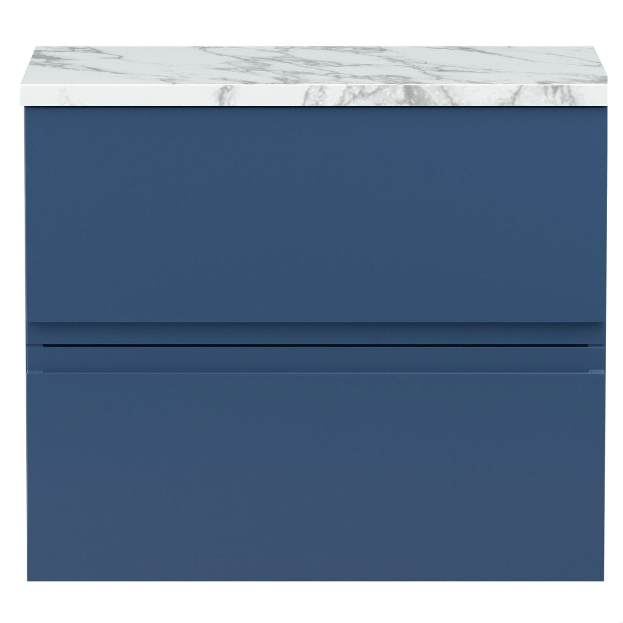 [BFRA304LCM] Mavesyn Contemporary 2 Drawer Wall Hung Vanity Unit with Laminate Worktop - Choice of Size and Colour - Cutout
