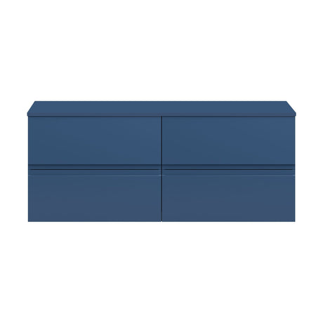 [BFRA304W2] Mavesyn Contemporary 4 Drawer Wall Hung Vanity Unit with Worktop - Choice of Colour - Cutout