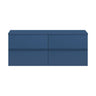 [BFRA304W2] Mavesyn Contemporary 4 Drawer Wall Hung Vanity Unit with Worktop - Choice of Colour - Cutout