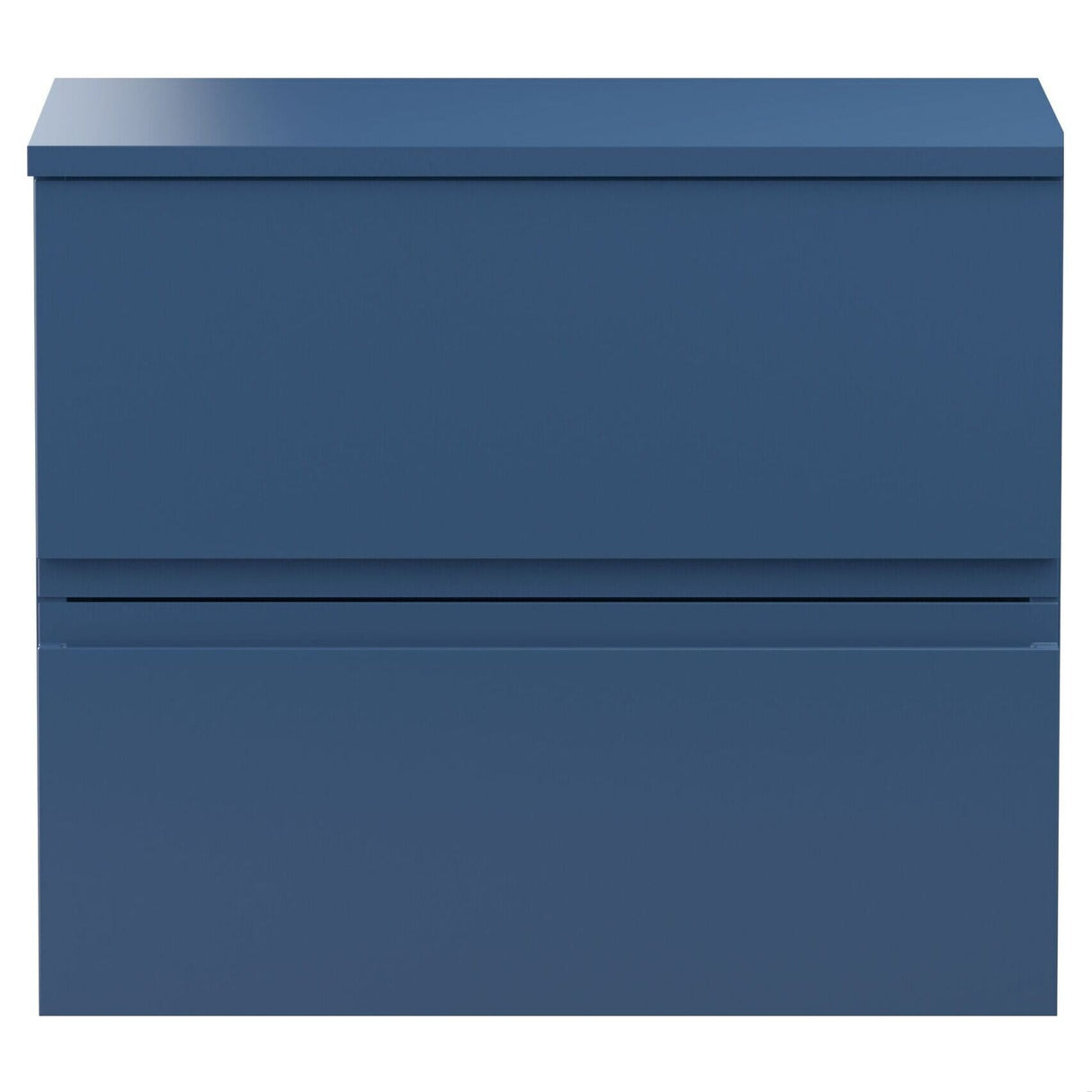 [BFRA304W] Mavesyn Contemporary 2 Drawer Wall Hung Vanity Unit with Worktop - Choice of Size and Colour - Cutout