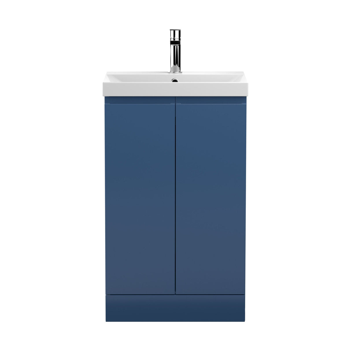 [BFRA307D] Mavesyn Contemporary Floor Standing 2 Door Vanity Basin Unit with Thin-Edge Basin, Choice of Size and Colour - Cutout