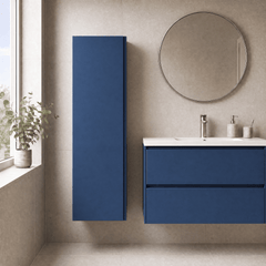 [BFRA362] Mavesyn Contemporary 1 Soft Close Door Wall Hung Tall Storage Unit, 400mm, Choice of Colour