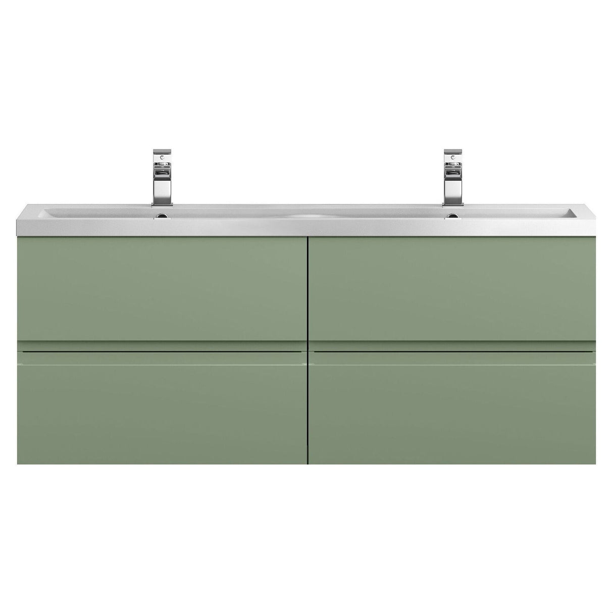 [BFRA804F] Mavesyn Contemporary 4 Drawer Wall Hung Vanity Unit with Basin - Choice of Colour - Cutout