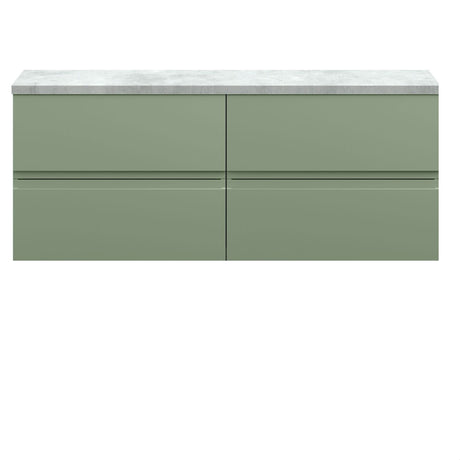 [BFRA804LBG2] Mavesyn Contemporary 4 Drawer Wall Hung Vanity Unit with Laminate Worktop - Choice of Colour - Cutout
