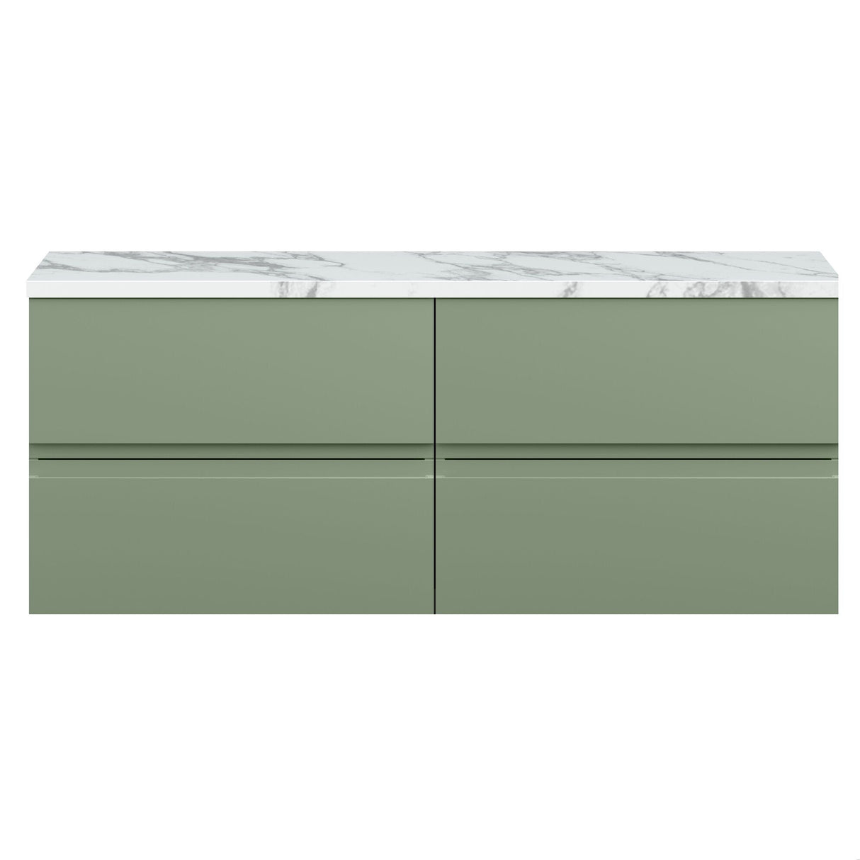 [BFRA804LCM2] Mavesyn Contemporary 4 Drawer Wall Hung Vanity Unit with Laminate Worktop - Choice of Colour - Cutout