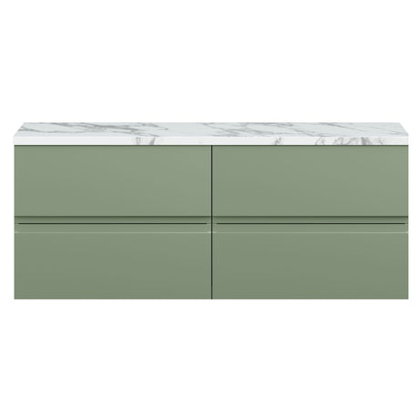 [BFRA804LCM2] Mavesyn Contemporary 4 Drawer Wall Hung Vanity Unit with Laminate Worktop - Choice of Colour - Cutout