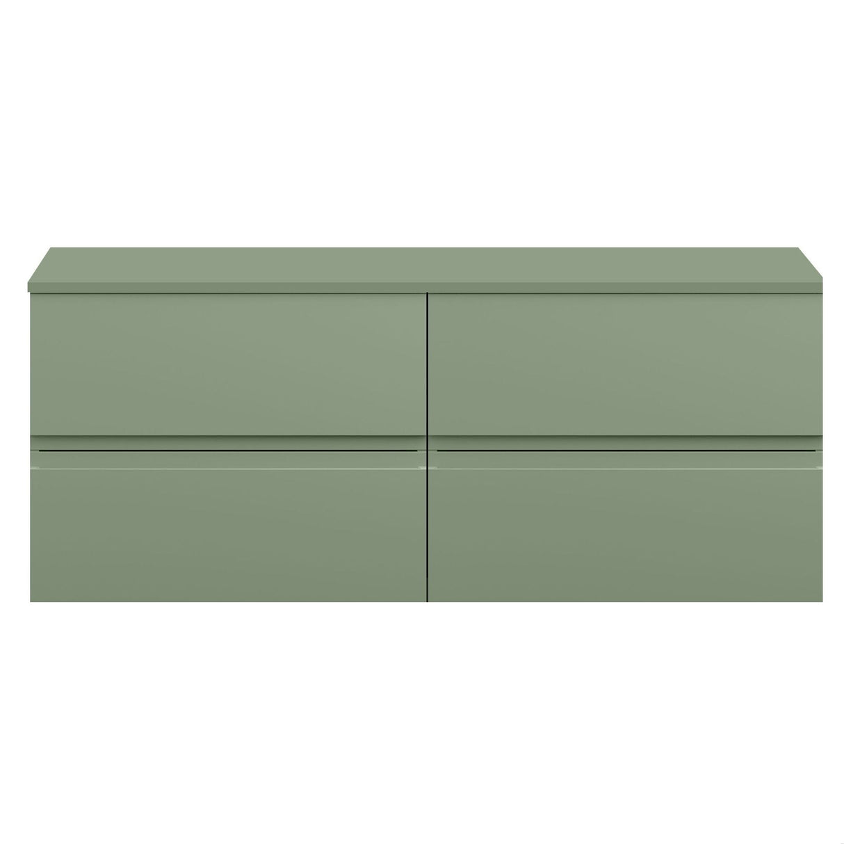 [BFRA804W2] Mavesyn Contemporary 4 Drawer Wall Hung Vanity Unit with Worktop - Choice of Colour - Cutout