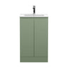 [BFRA807B] Mavesyn Contemporary 2 Door Floor Standing Vanity Unit with Minimalist Basin - Choice of Size and Colour - Cutout
