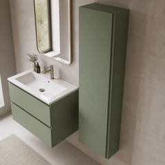[BFRA862] Mavesyn Contemporary 1 Soft Close Door Wall Hung Tall Storage Unit, 400mm, Choice of Colour