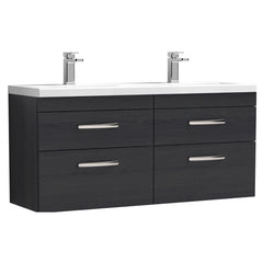 [BFRI047F] Millwich Contemporary 4 Drawer Wall Hung Vanity Unit with Basin - Choice of Colour - Cutout