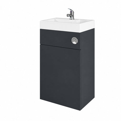 [BFRI1445CB] Millwich 500mm Floor Standing Combination Basin and WC Unit, Choice of Colour - Cutout