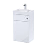 [BFRI145CB] Millwich 500mm Floor Standing Combination Basin and WC Unit, Choice of Colour - Cutout